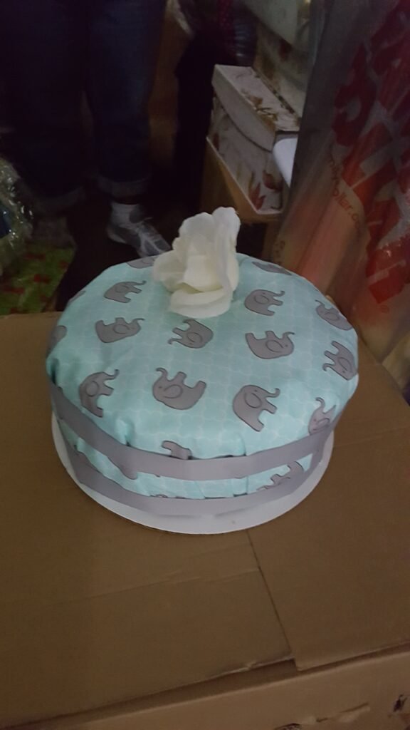 Classic Neutral Diaper Cake