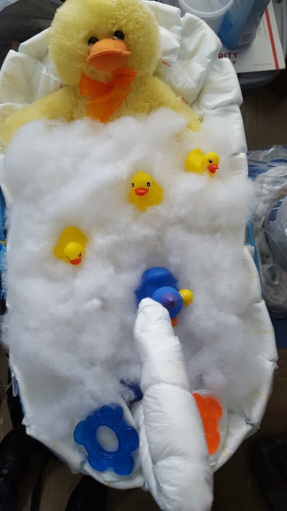 Ducky Tub Diaper Cake