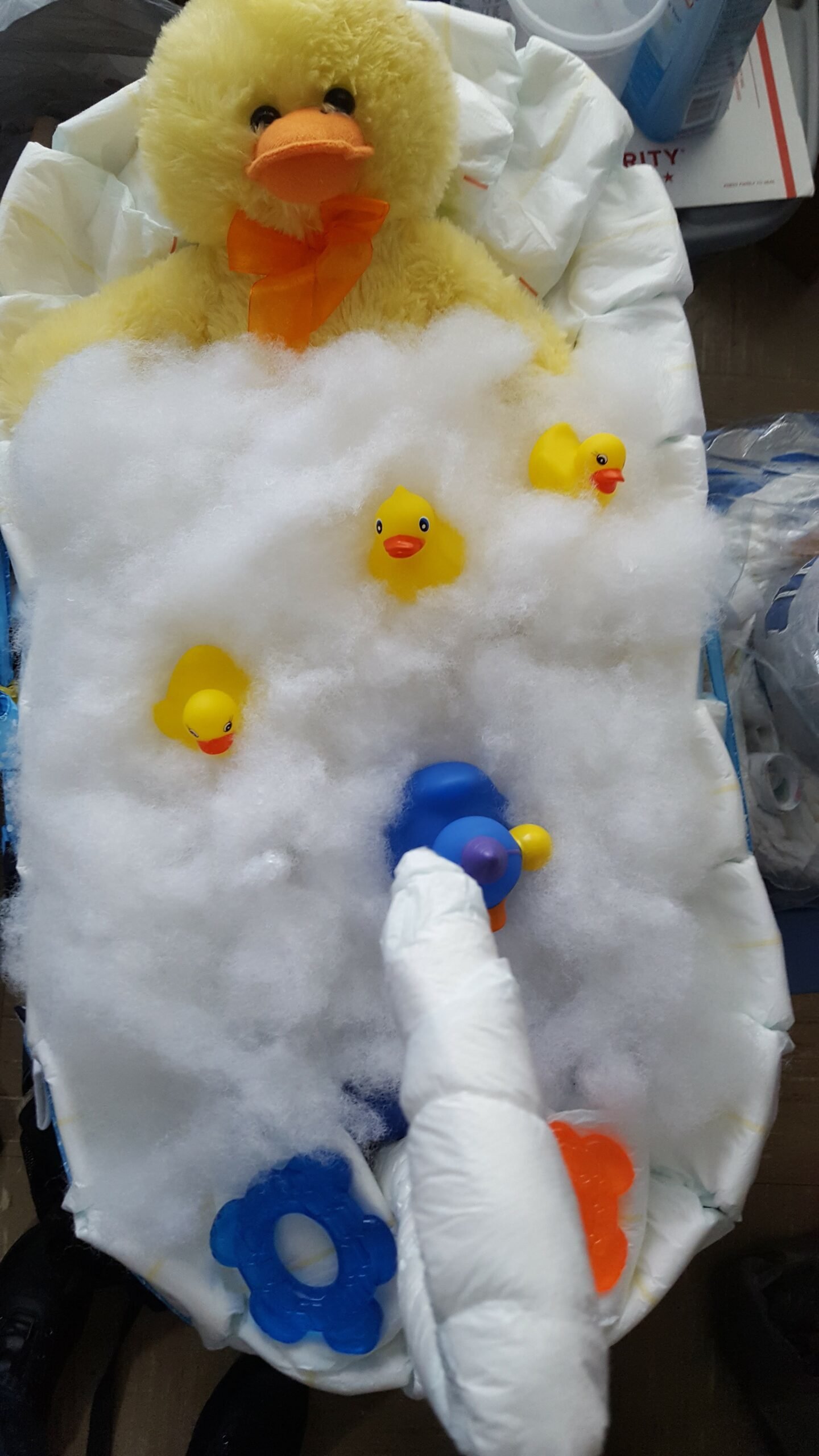 Ducky Tub Diaper Cake