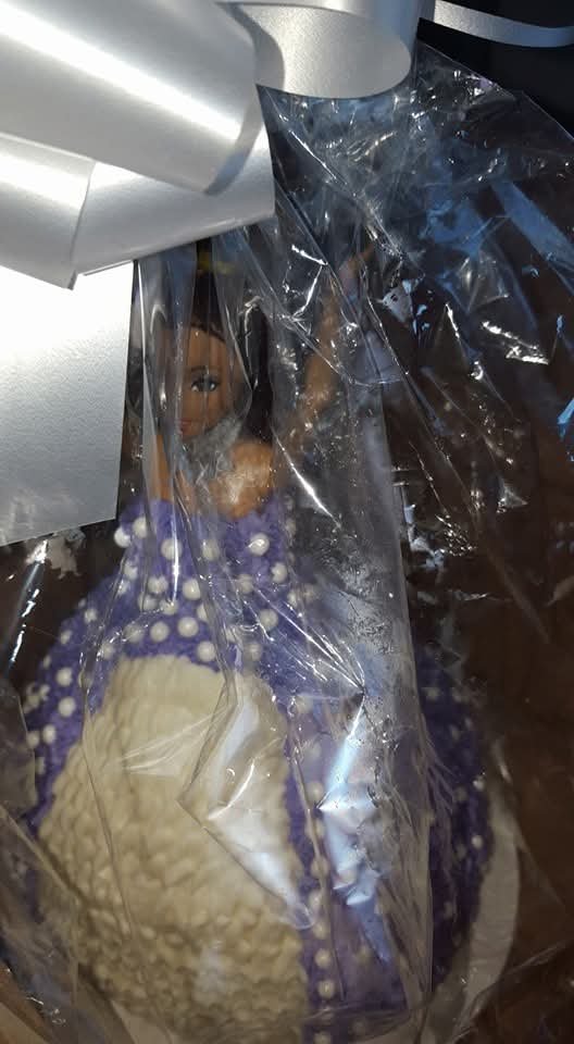 Purple Doll Cake