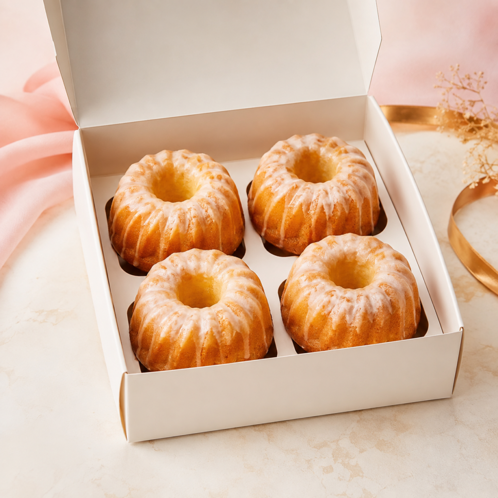 4 Classic Mini Pound Cake Gift Box