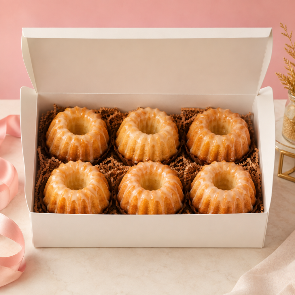 6 Classic Mini Pound Cake Gift Box