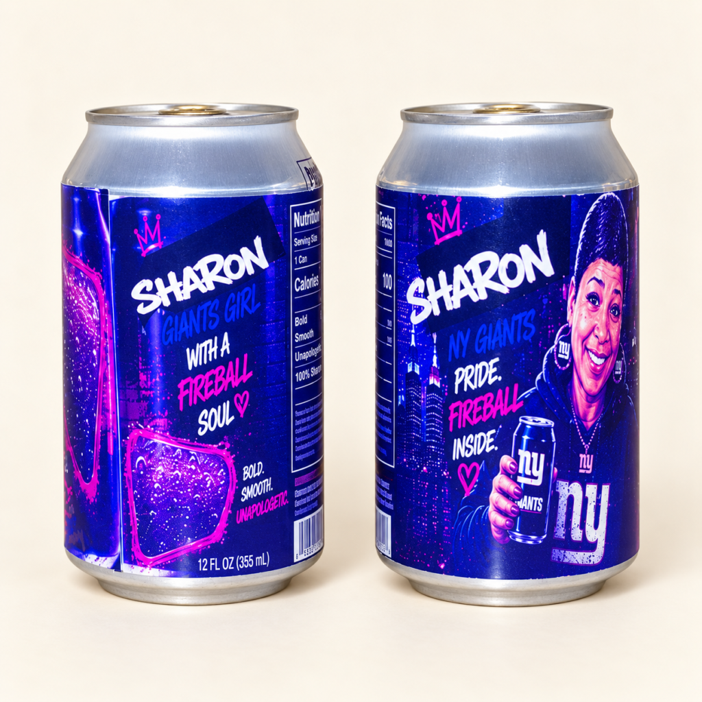 Personalized Beverage Cans - Set of 6